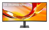 LCD Monitor LG 34 " 3440 x 1440 pixels Wide Quad HD Native aspect ratio 21:9 Curved 34U640B-B