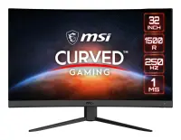 LCD Monitor MSI G32C4X 31.5" Gaming/Curved Panel VA 1920x1080 16:9 250Hz Matte 1 ms Tilt Colour…