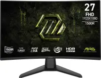 LCD Monitor MSI 27 " 1920 x 1080 pixels Full HD Native aspect ratio 16:9 Curved MAG274CFX24