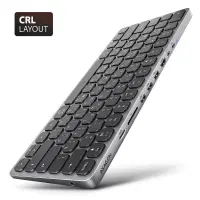 KEYBOARD + I/O HUB 9IN1/0.6M HMC-KB-CRL AXAGON