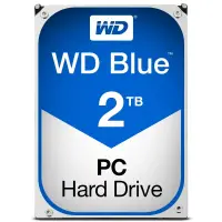 Western Digital Blue 2 TB 5400 RPM, 2000 GB, HDD, 64 MB