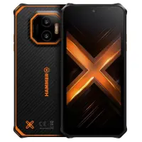 HAMMER Energy X2 5G, 8GB, 256GB, must/oranž - Nutitelefon