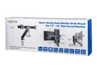 LOGILINK Dual monitor mount 17–27inch