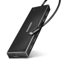 I/O HUB USB-C 7PORT FLAT/0.3M HUE-F7C AXAGON