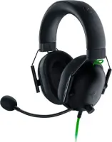 Razer BlackShark V2 X Wired Gaming Headset, Black/Green