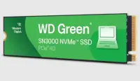 SSD WESTERN DIGITAL Green 2TB M.2 PCIe Gen4 NVMe Write speed 4200 MBytes/sec Read speed 5000...