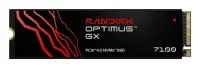SSD SANDISK 600xTBW rating MTBF 1750000 h Read speed 7250 MB/s Write speed 6900 MB/s NVMe Yes PCI…