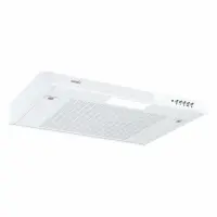 Cata, 162 m³/h, laius 60 cm, valge - Integreeritav õhupuhasti