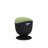 Up Up Seul ergonomic balance stool Black, D42 Green fabric