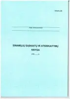 Einamų sąskaitų ir atsiskaitymų knyga 292, A4 (48)  0720-060