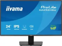 Iiyama ProLite X2492HSU-B1 Monitor 24'' IPS, FHD 1920x1080, 3 ms, 300 cd/m2, 120 Hz, Black
