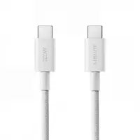 Xiaomi 6A Braided USB-C to USB-C Cable 1m, White