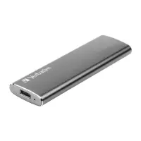 Verbatim 47444 Vx500 External SSD Drive 1TB, USB-C 3.2 Gen 2, Silver