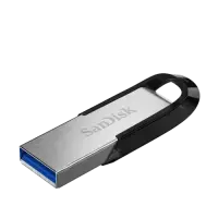 SanDisk Ultra Flair USB Flash Drive 256GB, USB-A 3.0, Black/Silver