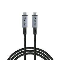 Verbatim 31847 Sync &amp; Charge Cable USB-C to USB-C 240W 40Gbps 120cm, Grey/Black