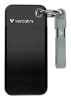 Verbatim 32190 Pocket SSD Drive 1TB, USB-C 3.2 Gen 2, M.2, up to 1000MB/s, Black/Grey