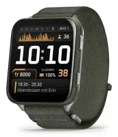 Garmin Venu X1 Smart Watch Moss, Titanium Caseback / Moss ComfortFit Nylon Band
