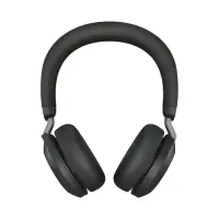 Jabra Evolve2 75 UC Link 380c Wireless Headset, Bluetooth, USB-C, Charging Stand, Black