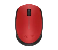 Logitech M171 Wireless Mouse RF Wireless, 1000 DPI, Red/Black