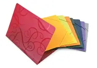 Plastmapp kummiga FORPUS Barocco A4 sinine