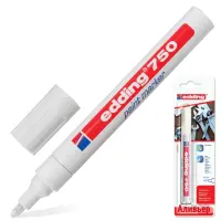 Permanentne marker EDDING 750 2-4mm valge