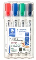 Tahvlimarkerite komplekt STAEDTLER Lumocolor 351 lõigatud otsaga 4 värvi