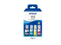 Epson 112 EcoTank (C13T06C64A) Ink Refill Bottles Multipack, C/M/Y/BK