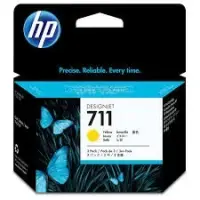HP 711 3-pack (CZ136A) Ink Cartridge, Yellow