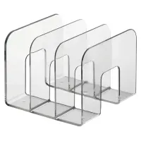 Raamatuhoidja 3-osaline lauale DURABLE läbipaistev