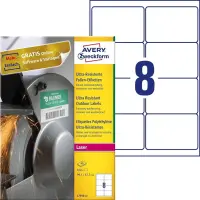 Kleebisetikett AVERY Zweckform 99,1 x 67,7mm 40 lehte ultra vastupidavad (L7914-40)