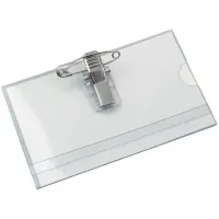 Nimesildihoidja haaknõelaga 60x90mm plastikust
