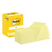 Märkmepaber 76x102mm POST-IT 657 kollane 12x100 lehte