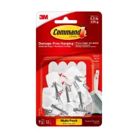 Riputuskonks 3M COMMAND 17067 metallist+läbipaistev S 225g 3tk pakis