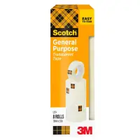 Kleeplint 19mm x 33m SCOTCH 508 läbipaistev 8tk/pk
