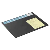 Lauamatt pealt kaetud kilega DURABLE 52x65cm must