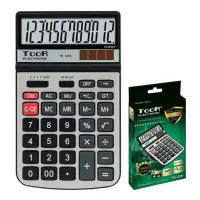 Kalkulaator TOOR TR-1216 12-kohaline hõbedane korpus