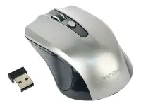 MOUSE USB OPTICAL WRL BLACK/GREY MUSW-4B-04-BG GEMBIRD – pilt 2