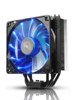 Enermax ETS-T40F-BK", universal cpu cooler, 4 heat pipes, 120 mm Blue LED PWM fan, Intel: LGA 20xx/1366 / 115x/ 775, AMD: FMx+/AMx TDP 200 W