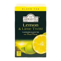 Must tee AHMAD Lemon & Lime Twist 20tk ümbrikus
