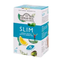 Roheline tee AHMAD Slim sidrun mate ja matcha 20tk ümbrikus