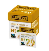 Roheline tee BRADLEY´S nr.29 ingveri ja apelsiniga 12tk