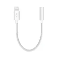 Puro Fabrik, 3,5 mm - Lightning, valge - Adapter