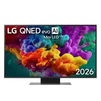 LG QNED87 evo AI, 50'', 4K UHD, QNED Mini LED, must - Teler
