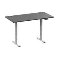 Adjustable Height Table Up Up Bjorn II Gray, Table top M Black