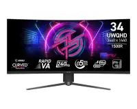 LCD Monitor MSI 34 " 3440 x 1440 pixels Native aspect ratio 21:9 LCD MPG346CQRFX24
