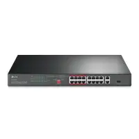 Switch TP-LINK Desktop/pedestal 16x10Base-T / 100Base-TX PoE+ ports 16 TL-SL1218P