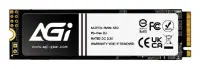 SSD AGI TECHNOLOGY 600xTBW rating MTBF 1600000 h Read speed 3200 MB/s Write speed 1700 MB/s NVMe…