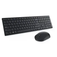 Dell Pro KM5221W Wireless Keyboard and Mouse, RF Wireless, US Int, Black