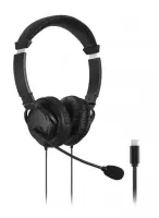 Kensington Classic Wired Headset USB-C, Black