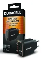 Duracell DRACUSB19-EU mobiilseadme laadija Nutitelefon, Tahvel Must Vahelduvvool Hoonesisene – pilt 2